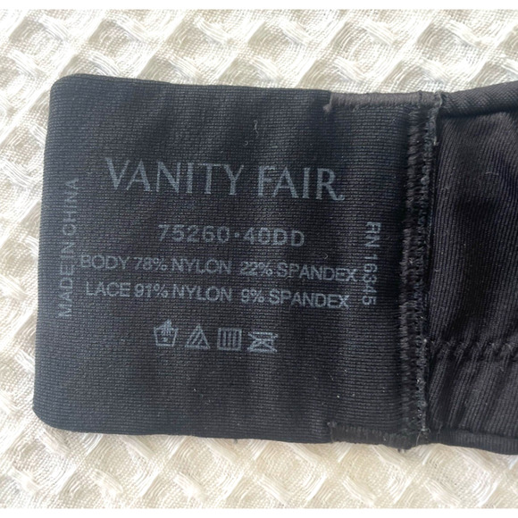 Vanity Fair Bra Size 40DD Flattering Lift Underwire Style 75260 Full Coverage - Picture 4 of 6